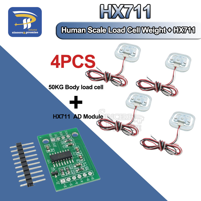 Muscle Sensor Emg - 4Pcs 50kg sensori di peso per